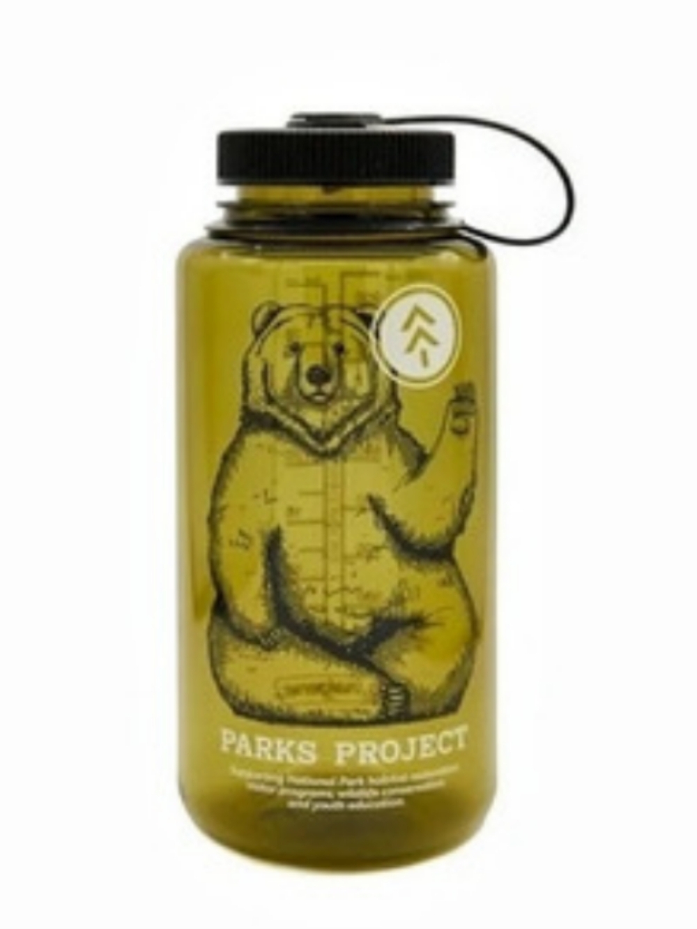 Nalgene Parks Project x Nalgene 32oz Wide Mouth Peaceful Bear Water Bottle